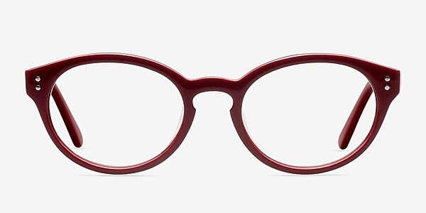 Olivia Red Acetate Eyeglass Frames