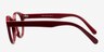 Olivia Red AcetateEyeglass Frames from EyeBuyDirect, Side View