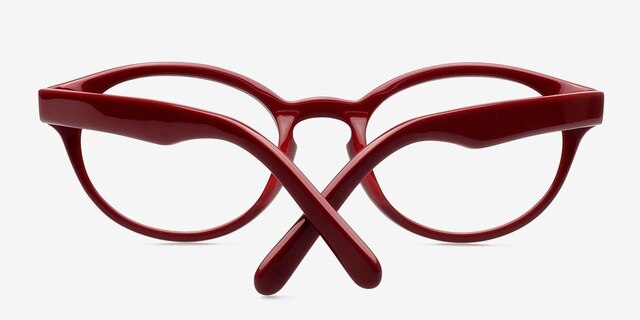 Olivia Red AcetateEyeglass Frames from EyeBuyDirect, Closed View