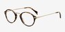 Old Street Tortoise AcetateEyeglass Frames from EyeBuyDirect, Angle View
