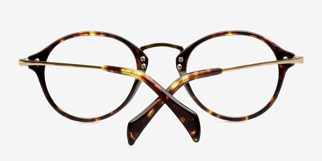 Old Street Tortoise AcetateEyeglass Frames from EyeBuyDirect, Closed View