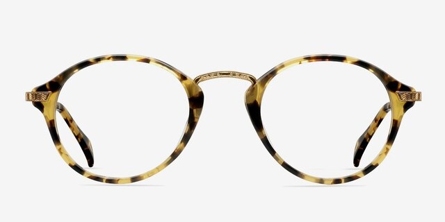 Old Street Golden & Tortoise AcetateEyeglass Frames from EyeBuyDirect, Front View