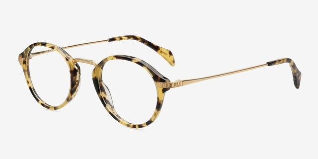 Old Street Golden & Tortoise AcetateEyeglass Frames from EyeBuyDirect, Angle View
