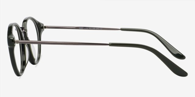 Get Lucky Green AcetateEyeglass Frames from EyeBuyDirect, Side View