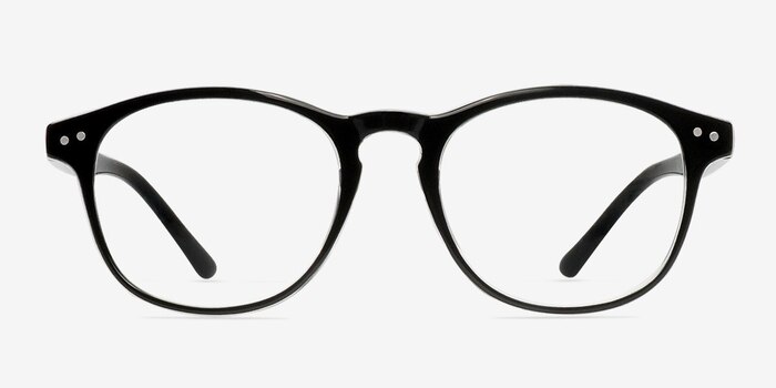 Sal Noir Plastique Montures de lunettes de vue d'EyeBuyDirect