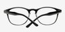 Sal Black PlasticEyeglass Frames from EyeBuyDirect, Closed View