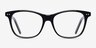 Almost Famous Black AcetateEyeglass Frames from EyeBuyDirect, Front View