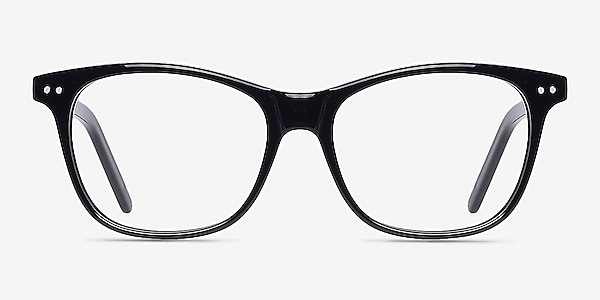 Almost Famous Black Acetate Eyeglass Frames