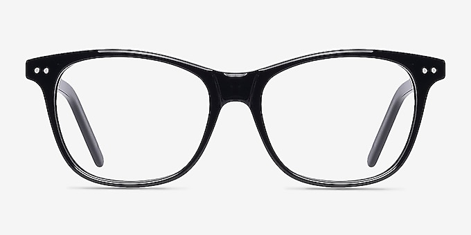 Almost Famous Black Acetate Eyeglass Frames