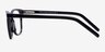 Almost Famous Black AcetateEyeglass Frames from EyeBuyDirect, Side View