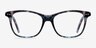 Almost Famous Nebular Blue AcétateMontures de lunettes de vue d'EyeBuyDirect, Vue de Face