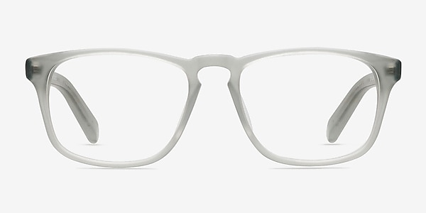 Rhode Island Matte Gray Acétate Montures de lunettes de vue
