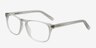 Rhode Island Matte Gray AcetateEyeglass Frames from EyeBuyDirect, Angle View