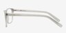 Rhode Island Matte Gray AcetateEyeglass Frames from EyeBuyDirect, Side View