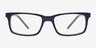 Andrea Navy AcetateEyeglass Frames from EyeBuyDirect, Front View