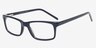 Andrea Navy AcetateEyeglass Frames from EyeBuyDirect, Angle View