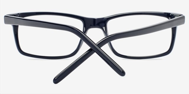 Andrea Navy AcetateEyeglass Frames from EyeBuyDirect, Closed View