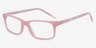 Andrea Pink AcetateEyeglass Frames from EyeBuyDirect, Angle View