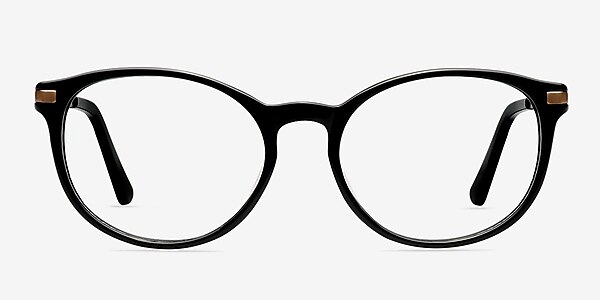 New Bedford Black Acetate-metal Eyeglass Frames