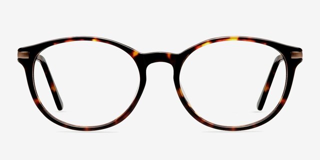 New Bedford Tortoise AcetateEyeglass Frames from EyeBuyDirect, Front View