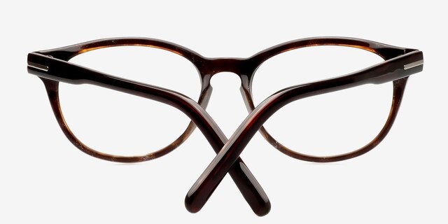 Chicago Brown AcetateEyeglass Frames from EyeBuyDirect, Closed View