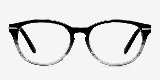 Chicago Gray AcetateEyeglass Frames from EyeBuyDirect, Front View