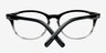 Chicago Gray AcetateEyeglass Frames from EyeBuyDirect, Closed View