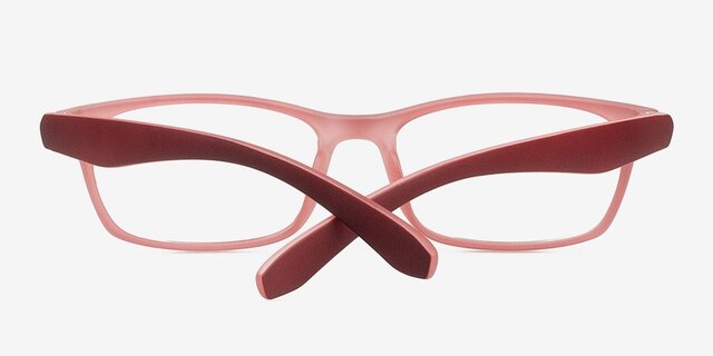 Olli Burgundy PlasticEyeglass Frames from EyeBuyDirect, Closed View