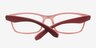 Olli Burgundy PlasticEyeglass Frames from EyeBuyDirect, Closed View