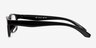 Olli Black PlasticEyeglass Frames from EyeBuyDirect, Side View