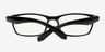 Olli Black PlasticEyeglass Frames from EyeBuyDirect, Closed View