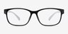 Robbie Black & White PlasticEyeglass Frames from EyeBuyDirect, Front View