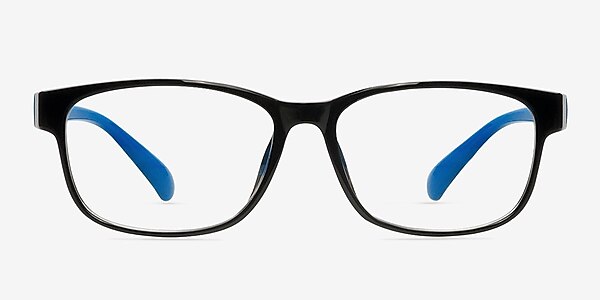 Robbie Black/Blue Plastic Eyeglass Frames