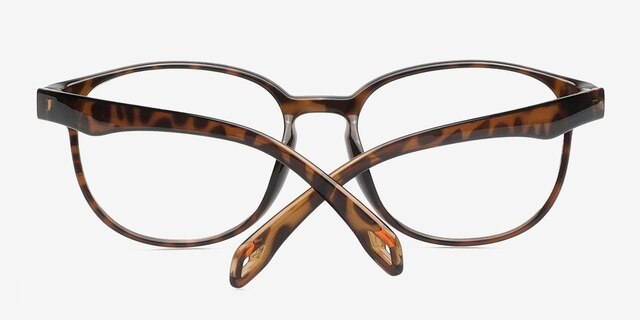 Alessandra Brown & Tortoise PlasticEyeglass Frames from EyeBuyDirect, Closed View