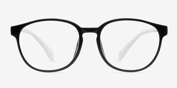 Alessandra Black Plastic Eyeglass Frames