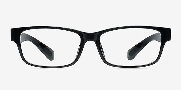 Arnav Black Plastic Eyeglass Frames