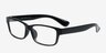 Arnav Black PlasticEyeglass Frames from EyeBuyDirect, Angle View