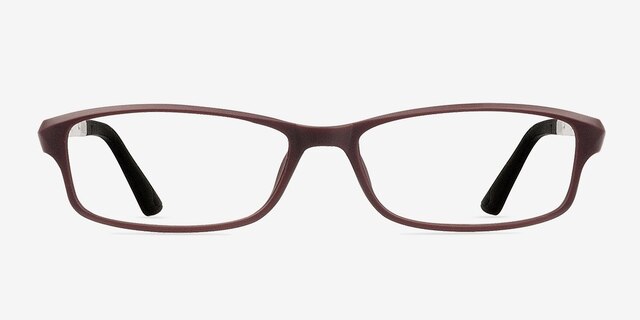 Alma Burgundy PlasticEyeglass Frames from EyeBuyDirect, Front View