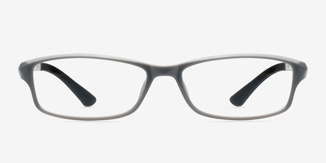 Alma Gray PlasticEyeglass Frames from EyeBuyDirect, Front View