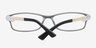Alma Gray PlasticEyeglass Frames from EyeBuyDirect, Closed View