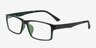 Aldis Green PlasticEyeglass Frames from EyeBuyDirect, Angle View