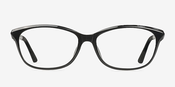 Amelie Black Plastic Eyeglass Frames