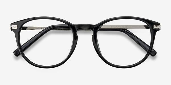 Black Daphne -  Plastic-metal Eyeglasses