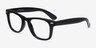 Atlee Black PlasticEyeglass Frames from EyeBuyDirect, Angle View