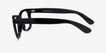 Atlee Black PlasticEyeglass Frames from EyeBuyDirect, Side View