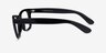 Atlee Black PlasticEyeglass Frames from EyeBuyDirect, Side View