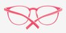 Chilling Pink PlasticEyeglass Frames from EyeBuyDirect, Closed View