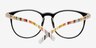 Chilling Clear & Black PlasticEyeglass Frames from EyeBuyDirect, Closed View