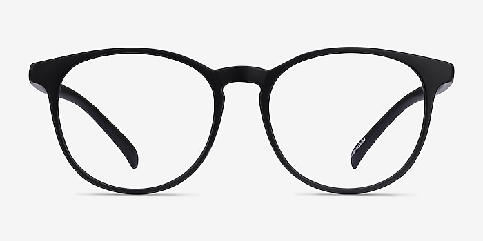 Chilling Black Plastic Eyeglass Frames from EyeBuyDirect