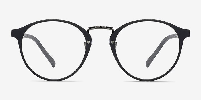 Chillax Matte Black/Gunmetal Plastic Eyeglass Frames from EyeBuyDirect